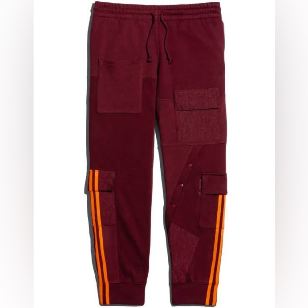 adidas Ivy Park Cargo Sweatpants
Maroon/Solar Orange Size Small